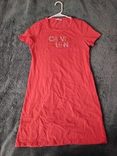 Calvin Klein Logo Slip Dress Women's Size Medium
