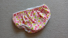 BABW Build a Bear Clothes Pink Fruit Apple Pear Print Knit Panties Underwear