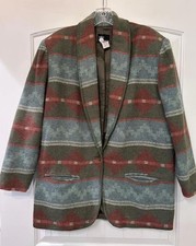   Vintage Western Aztec Blazer Large   GUC Southwest
