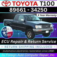 89661-34250 T100 Toyota ECU Repair Service - Quick Quality Service, 5Yr Warranty
