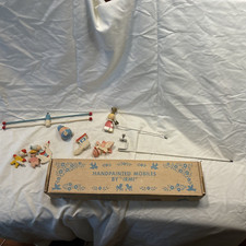 Vintage IRMI Hand Painted Mobile M815 Musical Mother Goose by Nursery Plastics