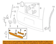 GM OEM 07-14 Escalade ESV Lift Gate Lock Hardware-Handle, Outside 25838218