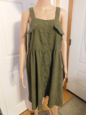 hunter green corduroy dress Andy Corduroy Dress main image 0