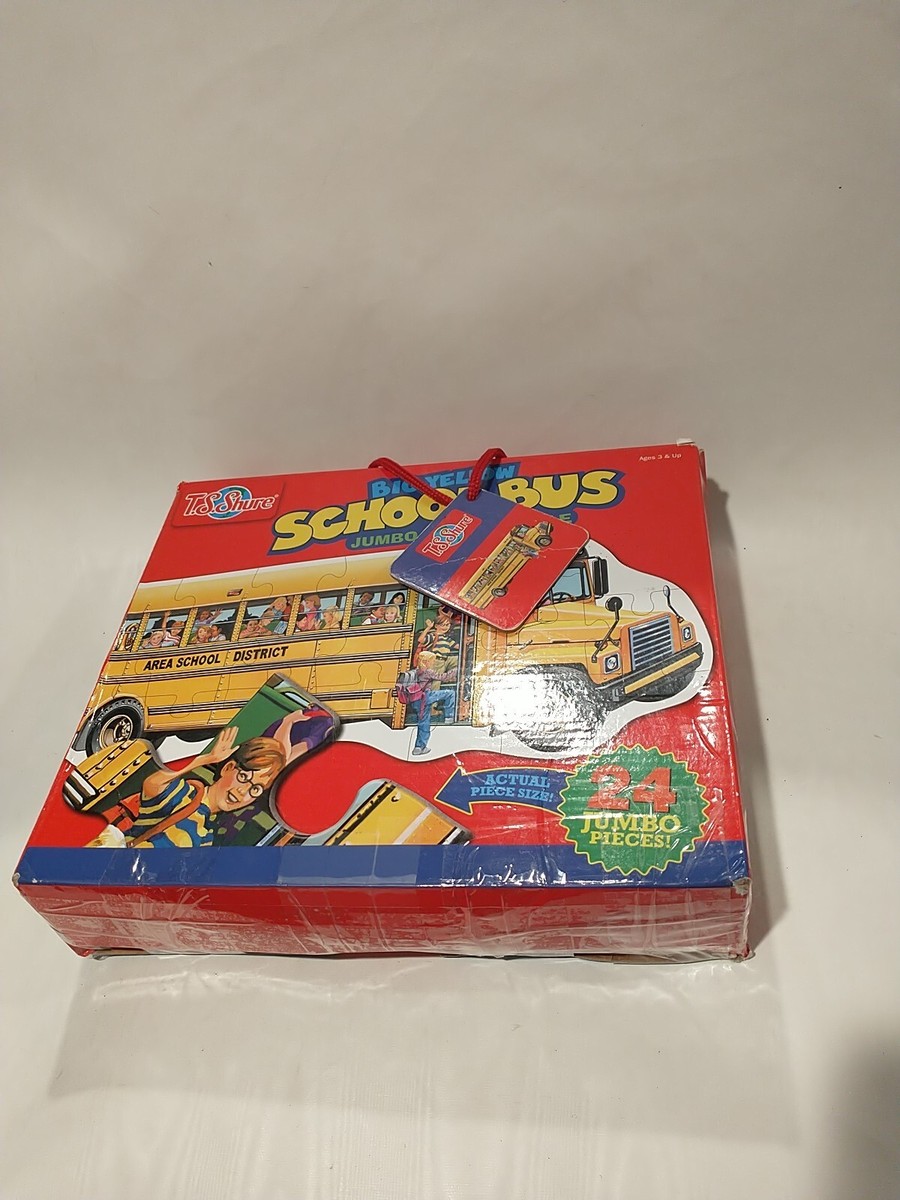 Learning Journey Big Yellow School Bus Jumbo Floor Puzzle 46