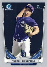 (56) 2014 Bowman Draft AUSTON BOUSFIELD Rookie LOT ALL CHROME Padres CDP127