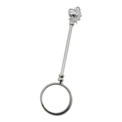 Dame Zigarettenhalter Zigaretten Spitze Cigarette Holder - 17mm Silber