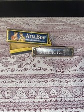 Vintage ATTA BOY Harmonica, by F. R. Hotz, Made in Germany, in Original Box