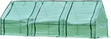 Aoodor 9x3x3FT Outdoor Mini Greenhouse Kit Portable Garden Plants Green House PE