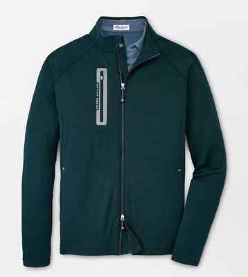 Peter Millar Men's Balsam Green Merge Elite Hybrid Jacket XL Four Way Stretch
