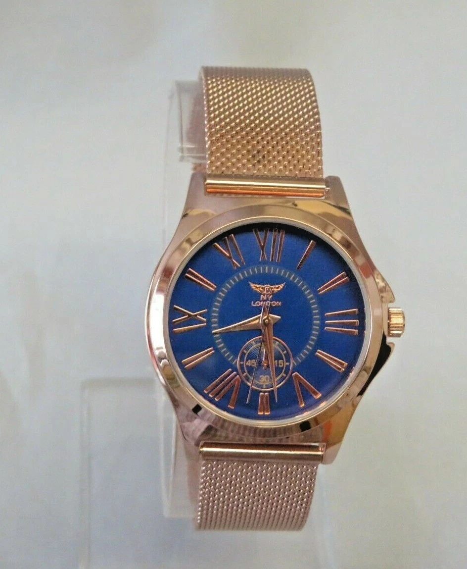 Blue watches for ladies deals