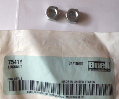 Harley-Davidson / Buell Lock Nut NOS 7541Y Qty. 2 (L-6894) | eBay
