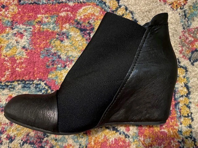 Botas de cuña Gentle Souls de Kenneth Cole Fenton - negras, talla 10 Foto 4 de 4