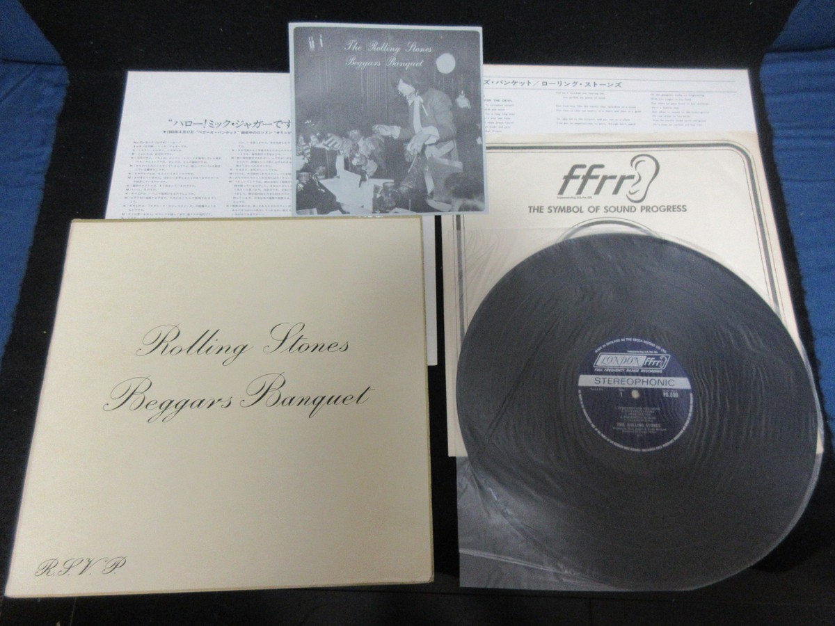 Rolling Stones Beggars Banquet UK Vinyl LP Japan Assembled
