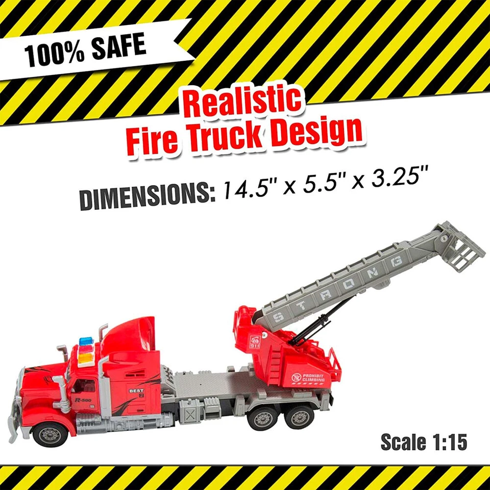 1:15 Scale Remote Control Semi Truck Trailer With Extendable Crane And Basket - Image 4 of 4