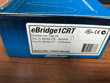 New in Box - Altronix EBRIDGE1CRT Ethernet Over Coax Kit (Pair)