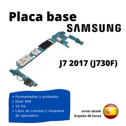 Placa base Samsung J3 J5 J7 2017 J330 J530 J730 Dual SIM probada funcionando - Imagen 2 de 4