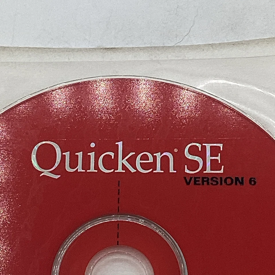 1996 Intuit Quicken SE Version 6 Organizing You Finances CD-ROM + Instructions - Image 3 of 4