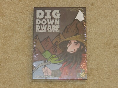 Grey Gnome Dicegame Dig Down Dwarf (2nd Ed) Box NEW FACTORY SEALED