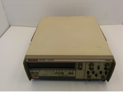 ADVANTEST TR5821 UNIVERSAL COUNTER, MAX 100Vrms, 1M OHMS 30pF