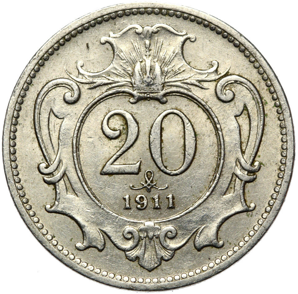 Austria Austria – Franz Joseph I. - Coin - 20 Heller 1911 Vienna