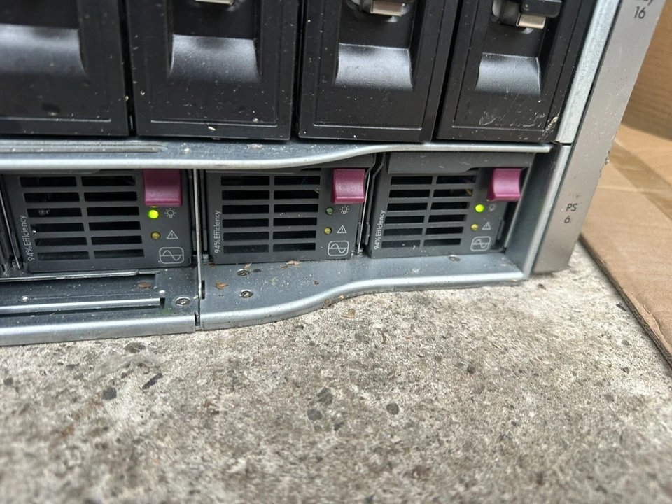 HPE BladeSystem C7000 NO BLADES NO RAM NO DRIVE TESTED WORKING + POWER SUPPLY#SS - Image 2 of 4