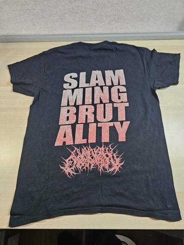 Slamming Brutality Death Metal Band Tee T-Shirt Gildan Mens Size M Medium - Picture 5 of 9