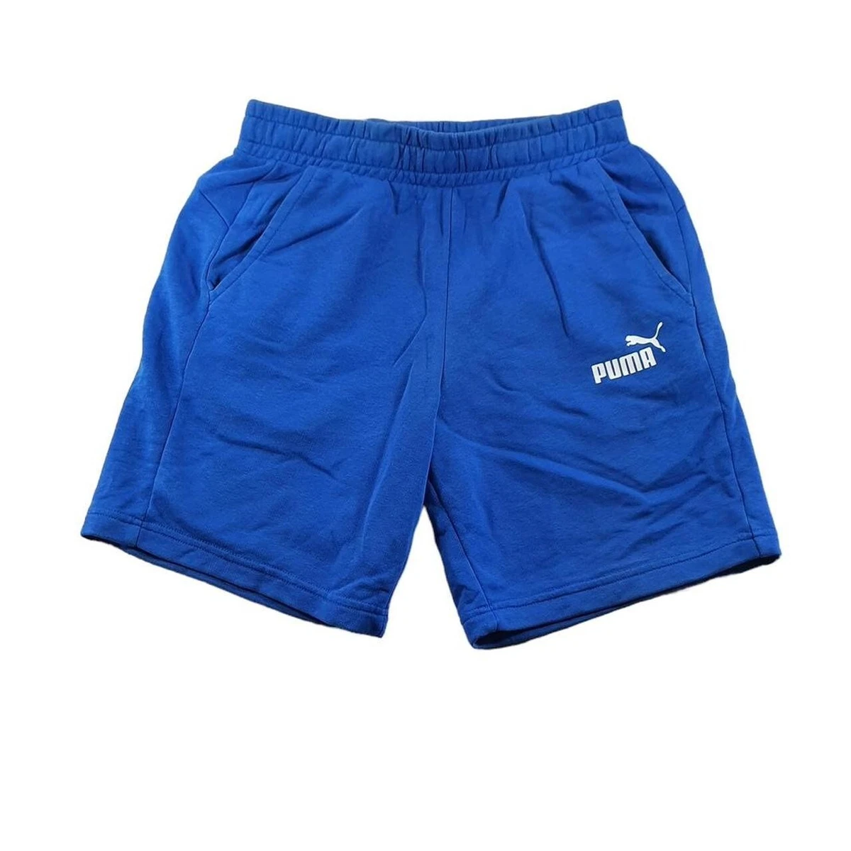 Puma Shorts Mens Small S Blue Sport Pockets Summer Straight Outdoors