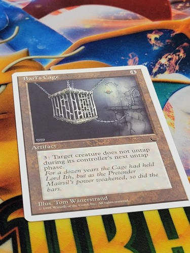 C406 MAGIC MTG CHRONICLES BARL'S CAGE LP RARE - Picture 2 of 12