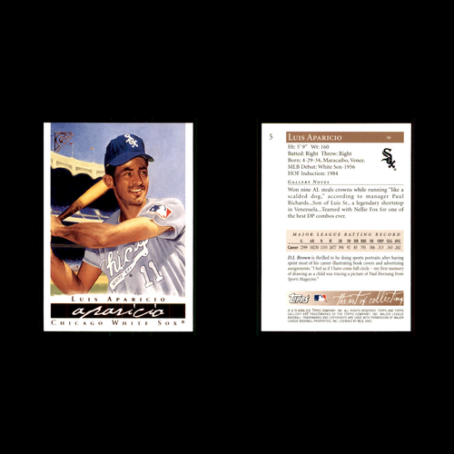 Luis Aparicio Lot 4 Different Baseball Cards 2003-2010 Chicago White Sox/HOF - Picture 4 of 6