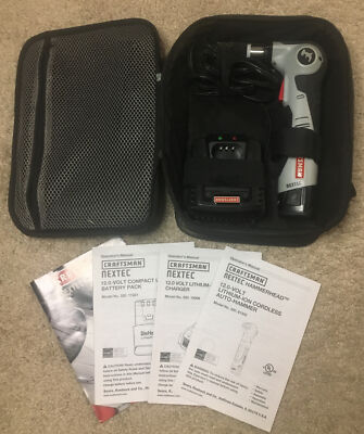 Craftsman Nextec 12V Lithium Hammerhead Auto Hammer W/ Battery - Charger - Case