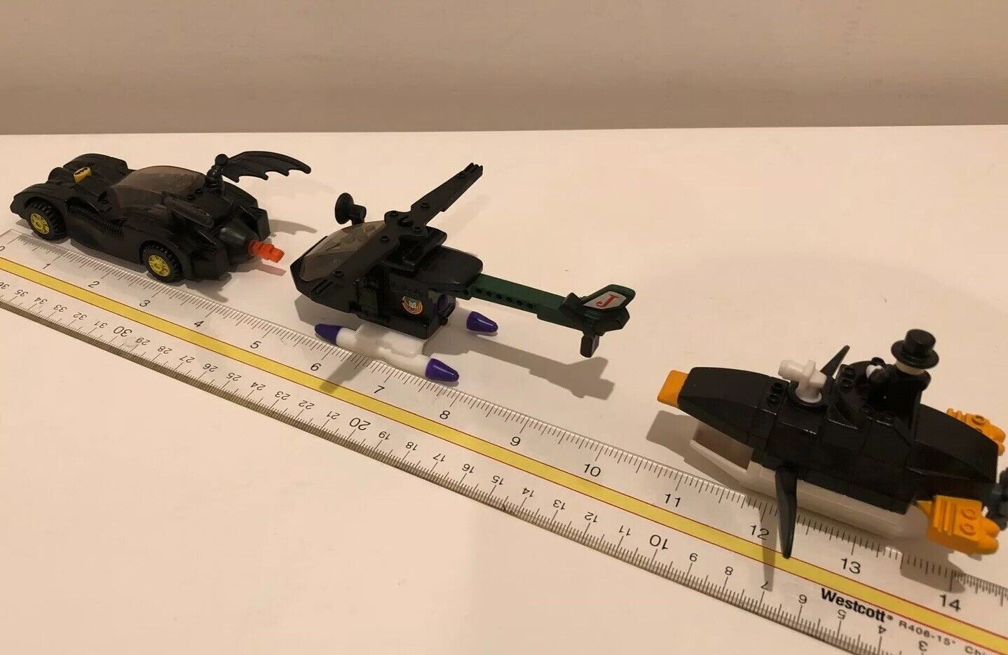 Lot of 2 Batman Lego Toys Batmobile Penguin Submarine 2008 McDonald's Happy  Meal