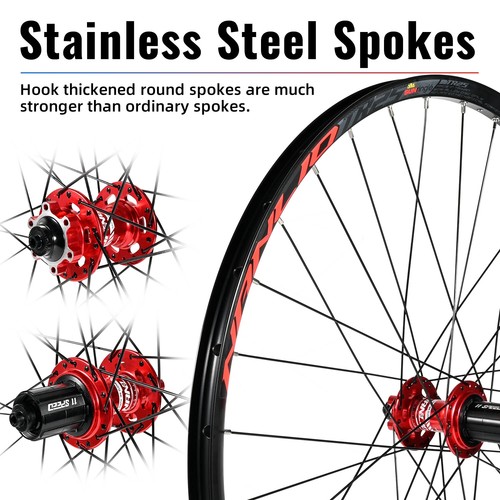MTB Bike Wheelset 29 26 27.5ER 6 Pawls 120 Click Bicycle Wheels 8 9 10 11 12S - Picture 3 of 30