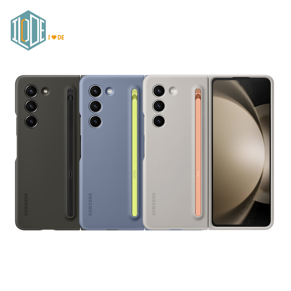 Galaxy - Galaxy Z Fold5 Slim S Pen Case EF-OF94P① Galaxy Z Fold5 Slim S-pen™ Case, Sand Mobile Accessories