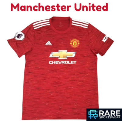MANCHESTER UTD 2020-21 FOOTBALL HOME SHIRT XL ADULT (V GOOD) ADIDAS CODE GC7958