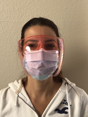 Face Shield Face Mask  Reusable Glasses Visor Anti-Fog Full Face Multi Colors