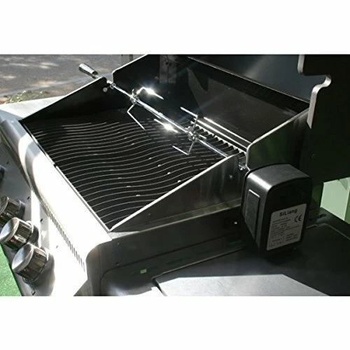 BBQ BARBECUE ROTISSERIE SPIT UNIVERSAL KIT GAS OR CHARCOAL BATTERY OR ELECTRIC - Picture 7 of 7