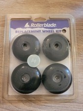 Vintage Rollerblade Inline Skate Kryptonic 70mm Replacement Wheels Kit Black New