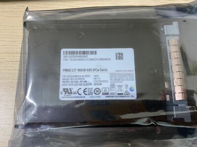 Samsung PM983 960GB Solid State Drive PCIe Gen3 U.2 SSD MZ-QLB9600 Genuine New
