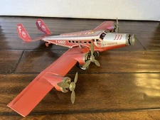 Antique Airplane Air France F-ANNY 533 1950’S  by Joustra Toys