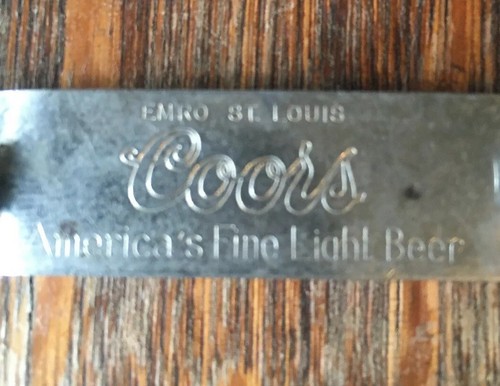 Coors Can/Bottle Opener "America's Fine Light Beer" EMRO St. Louis - Picture 2 of 4