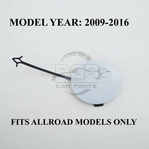 Audi A4 B8 8K Allroad 0916 Front Bumper Tow Hook Cover Glacier White