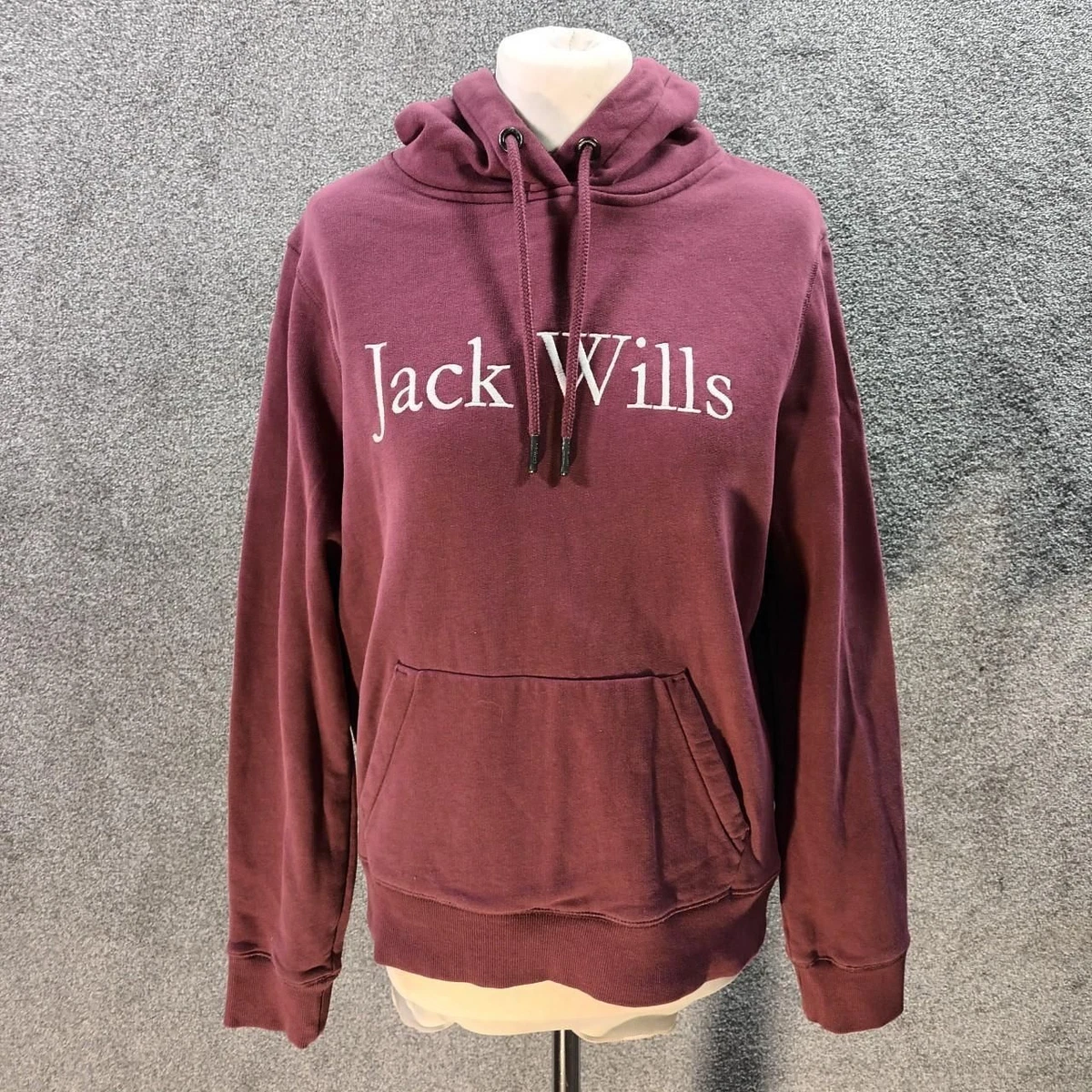 Jack wills deals burgundy hoodie