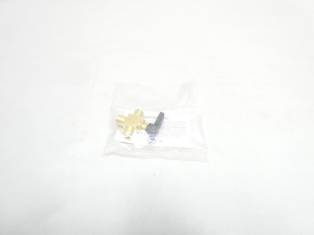 Swagelok B-42XF2 3-way Manual Brass Ball Valve 1/8in Npt