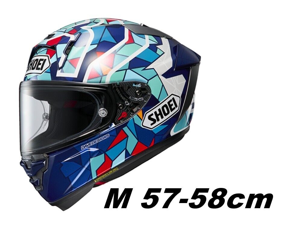 SHOEI X-Fifteen Marquez Barcelona TC-10 X-15 full face Size SHOEI X-Fifteen Marquez Barcelona TC-10 X-15 full face Size