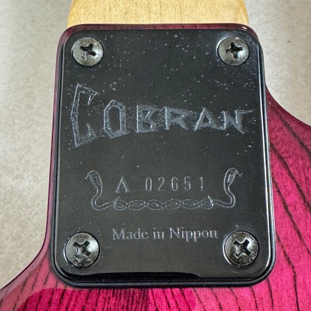 COBRAN F-G2 日本製 エレキギター Floyd Rose シースルー Electric Guitar Cobran F-G2 See-Through Magenta Made in