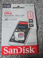 Image of SanDisk microSDXC Ultra 1TB (A1/UHS-I/Cl.10/150MB/s) microSDXC Card 1TB A1 Appl