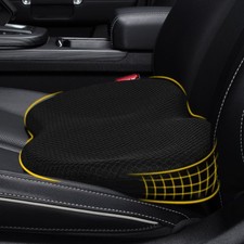 Kingphenix Wedge Car Seat Cushion Memory Foam Pad For Driving Comfort Kingphenix Wedge Car Seat Cushion Memory Foam Pad For Driving Comfort