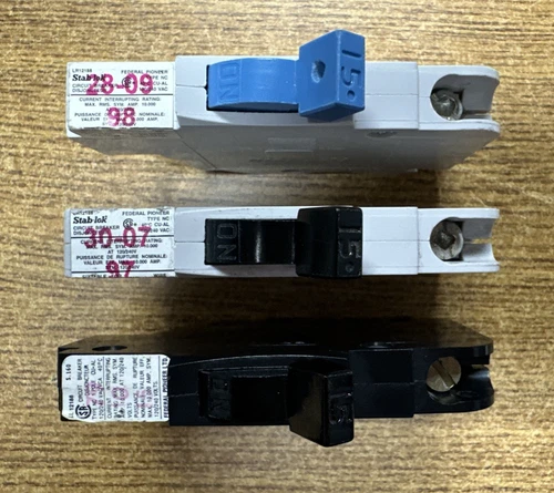 STAB-LOK NCO115 NCO15 1P 15A 120/240V PUSH ON BREAKER **USED - GUARANTEED**