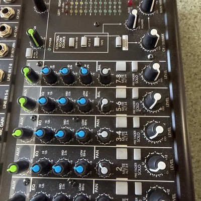 Mackie 802VLZ4, 8-channel Ultra Compact Mixer with High Quality