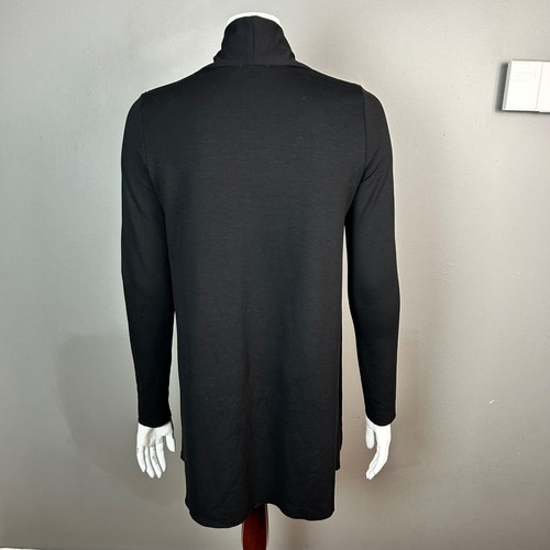 COS dress small mock neck Black Long Sleeve Mini Minimalist Modern clean girl - Picture 8 of 11
